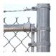 6 Feet High PVC Coated Cyclone Wire Mesh Chain Link Fence Long Lasting Fence Hardware