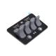 Color Key Silicone Rubber Membrane Switches With LEDs Assembled