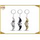 Game Sword Silver Brass Colored Metal Tiny Key Rings For Promotion Zinc Alloy