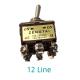 Excavator Standby Switch For ERPILLAR  E320B E320C 15A 250VAC 10A 380VAC 12 Pin Line ON -ON Excavator Accessories