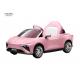 pink 12V10A Kids Ride On Toy CarWith Parental Remote Control