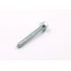Galvanized Hardened Indented Hexagon Flange Head  Self Tapping Screws with Cone Point