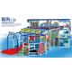 Indoor soft playground in blue design  for kids with sailing theme