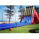 Outdoor Entermainment Inflatable Water Slide With Pool Fire Retardant
