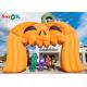 Customized Oxford Cloth 8x5mH Inflatable Pumpkin Archway