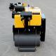 Walk Behind Single Drum Roller HQ-YL600C Vibratory Road Roller 0.3 Ton with 5.5 KW Power
