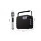 60W Output Power Portable Powered PA Speakers With Wireless Handheld Mic