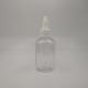 Customized Clear Plastic Screw Top Bottles Liquid Storage Various Capacities