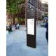 55 Inch 65 Inch Outdoor Interactive Wayfinding Kiosk Custom Accepted For Street / Block