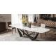 Nordic Style Custom Made Furniture Marble Dining Table Modern Rectangular