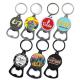 Custom Logo Magnetic Bottle Opener Keychain Metal Zinc Alloy Enamel Beer Opener