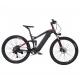 Full Suspension Adults Electric Hybrid Bike 27.5 Inch Double Hydraulic Disk Brakes