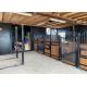 20 28 32 Mm Thickness Bamboo Horse Stall Fronts Black Powder Coated Frame
