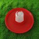 Lightweight Red Circular Poultry Feeding Tray Durability for Farms/ Retail