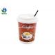Leakproof Seal Double Wall Takeaway Coffee Cups Branded Paper Coffee Cups