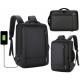 Business Anti Theft Slim Durable Laptops Backpack 15.6 Inch With USB Charging Port,Water Resistant