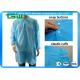 No Pockets 50gsm Nonwoven Disposable Lab Coats ISO9001