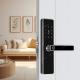 TH521 Aluminium Alloy Apartment Smart Door Lock TTLock Biometric Code Card Key Unlock