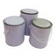 Manufacturer supply cheap round empty paint bucket drum paints bucket drum paint barrel with handle