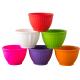 Microwave Safe Silicone Tableware Colorful Baby Feeding Bowl Thickness