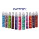 Colorful wholesale factory price new electronic cigarette battery ego series battery