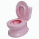 Eco Friendly Pink Printed Baby Potty Toilet With Custom Logo