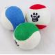 3inch pet toy tennis ball with custom logo printed