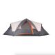 410*210*140CM Grey Polyester 6-Season Pop Up Camping Tent With Waterproof Floor / Mesh Windows