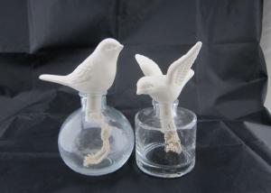 plaster diffuser aromatic birds fragrance ts ceramic bottle glass reed oil