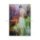 Hand Painted Modern Canvas Woman Oil Painting For Interior Decoration 24 X 36