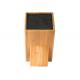 High Quality Eco-Friendy Universal Bamboo Wood Knife Block Storage Holder Organizer