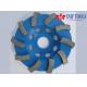 4  / 105mm  Turbo Angle Grinder Diamond Cup Wheel For Concrete Marble Blue