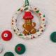 Silicone O Ring Beads Safe and Non-Toxic Silicone 3D christmas hat Beads for kids children DIY beadable pens