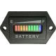 Hexagon battery gauge 10 Bar LED Digital Battery Discharge Indicator meter for electric fork lift LSV 12V up to 100V