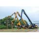 10 Meter Hydraulic Sheet Pile Driver With 20t Excavator
