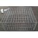 Silver High Strength Gabion Wire Mesh Anti Corrosion Square Hole Shape