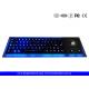 Waterproof Illuminated Metal Keyboard EMC With High Temperature-Resistant