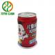 Beverage Tin Can 250ML 3 Piece Can Paint CMYK And PMS Printing Design