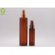 Custom Design 30ml 120ml Empty Cosmetic Bottles Glass Pump Bottle For CBD Face Oil