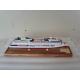 Professional Wooden Model Boats Celebrity Infinity Cruise Ship Shaped , Solid Wood Paint