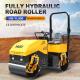 5.5L Fuel Tank 1.5 Ton Full Hydraulic Construction Machinery Road Roller for Road Repair