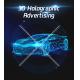 3D Holographic Display Indoor/Outdoor 3D Hologram Light Fan Computer Interactive HDMI New Technology 80cm 1280 LED