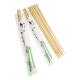 Hygienic Custom Paper Bamboo Chopsticks Dishwasher Sleeve Branded 5.5mm