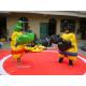 Pvc Tarpaulin Inflatable Sumo Costume , Inflatable Amusement Park