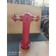 Painted Red Vertical Fire Hydrant Pillar Two Way ODM