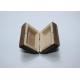 Pine Wood Handmade Decorative Wooden Boxes , Hinged Wooden Craft Boxes Nature Color