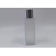 Hot Stamping Toner Plastic Cosmetic Bottles With Metal Lid 150ml