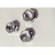 M12 Coarse Teeth Hexagon Slotted Nut With Electroplating White Zinc 11mm Thickeness