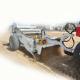 Ride-On Beach Cleaning Machine Skid Steer Loaders Sand Cleaning Attachments