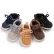 New arrived PU Leather soft sole casual sport girl boy wholesale baby leather boots